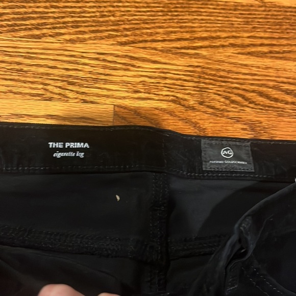 Adriano Goldschmied Woman’s Black The Prima Cigarette Leg Jeans Size 27R - Picture 4 of 7